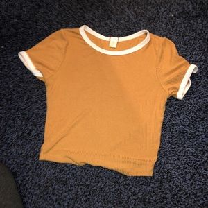 Mustard Yellow Crop Top